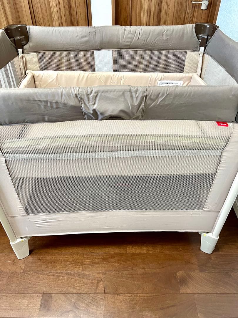 アップリカ 折りたたみベビーベット ココネルエアー ココアブラウン