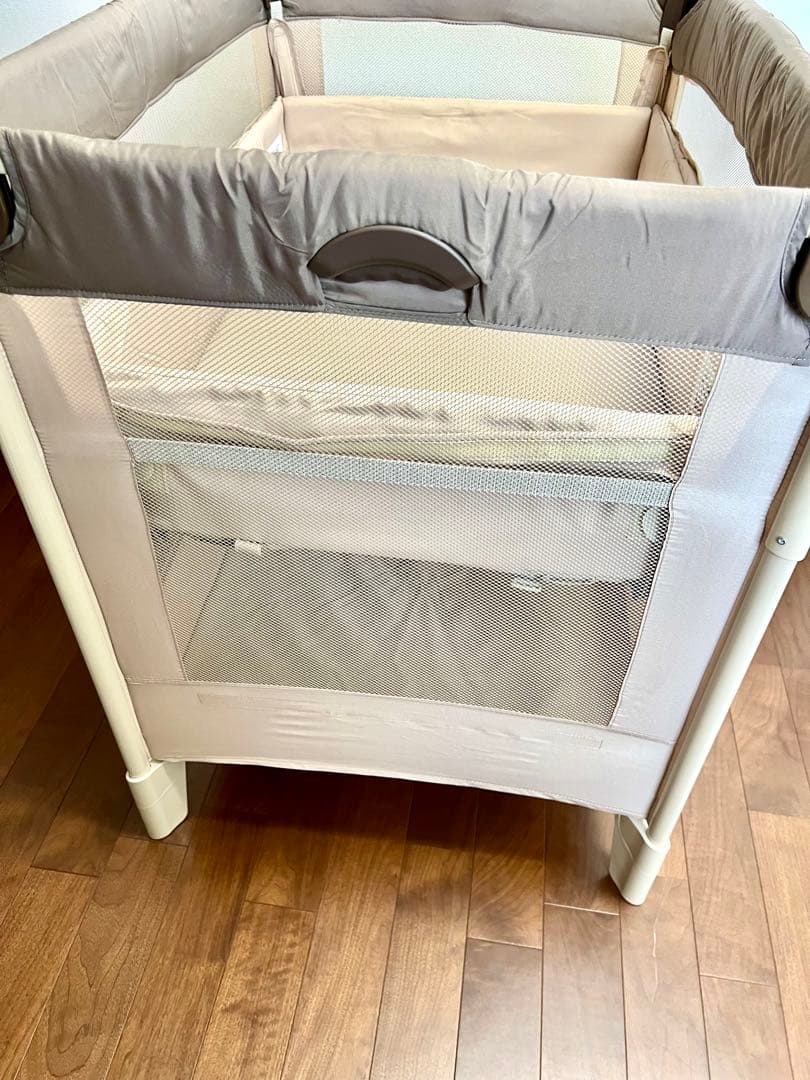 アップリカ 折りたたみベビーベット ココネルエアー ココアブラウン