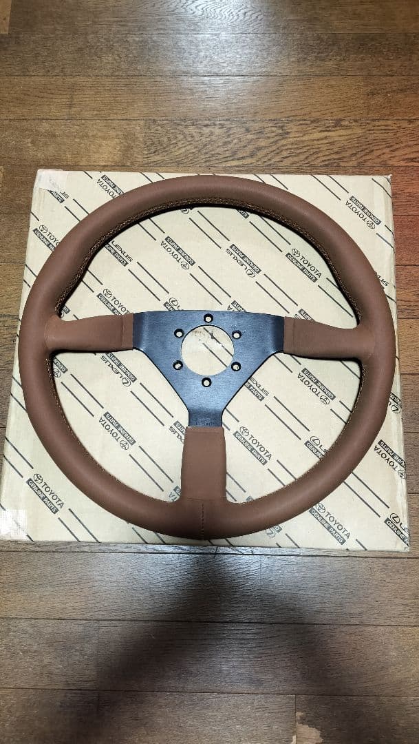 希少大経37.5Φ★MOMO張り替え済みステアリング検/モモ走り屋旧車当時物絶版