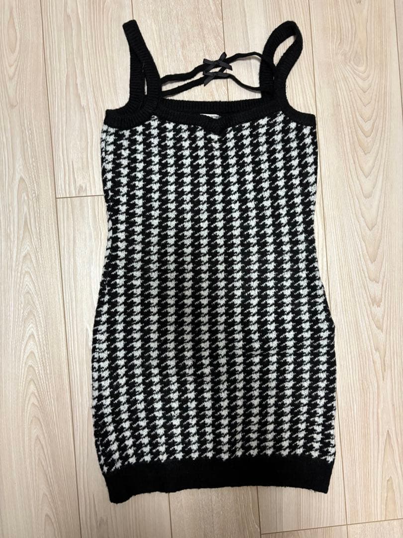 pium ニットカーディガン スカートセットアップ