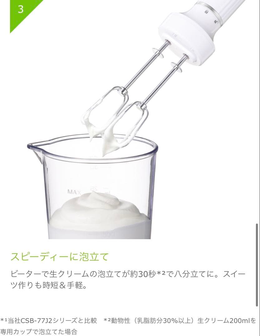 22823円で購入 新品未使用未開封品クイジナート ハンドブレンダー