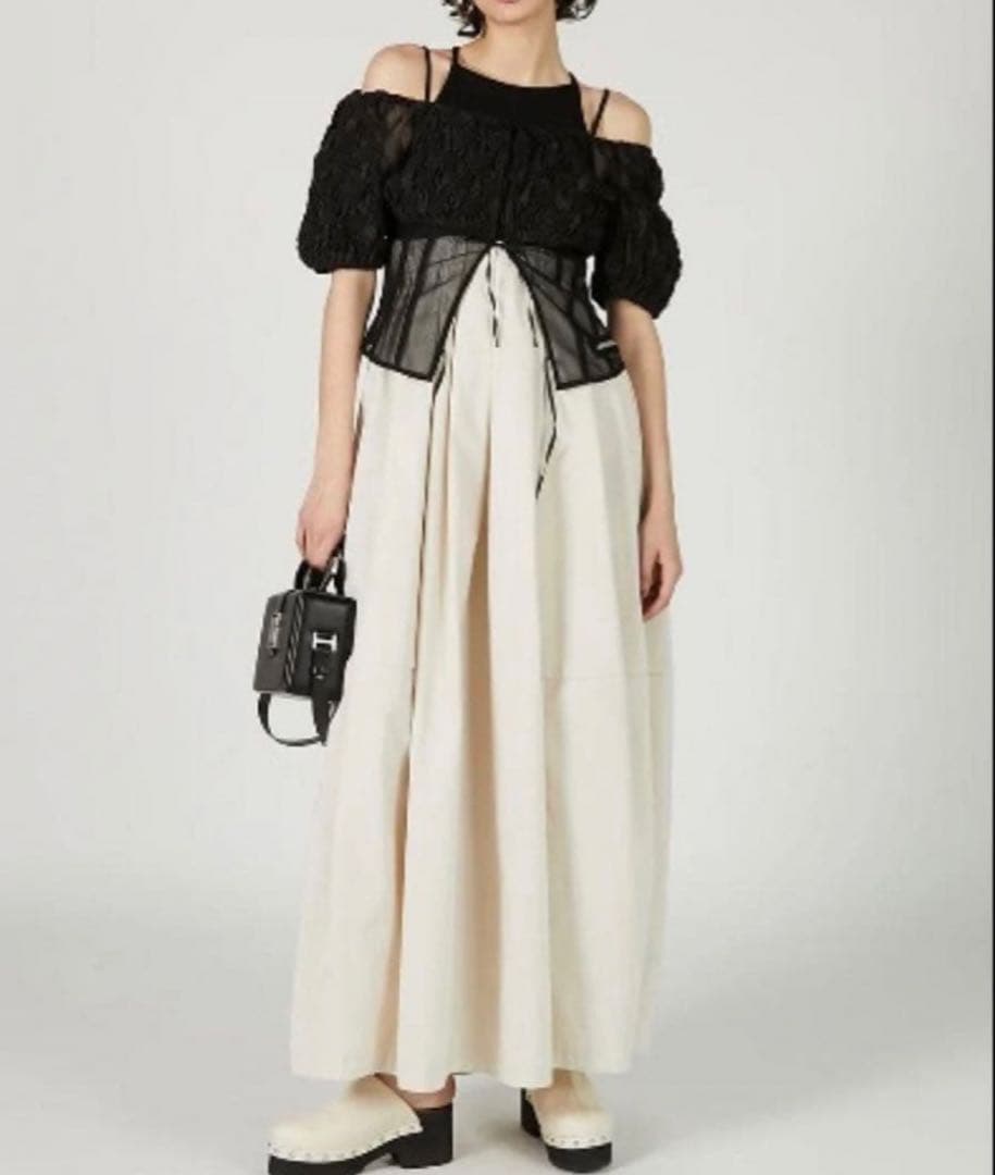 美品PRANK PROJECT　Cup in Cami Dress　Sアイボリー