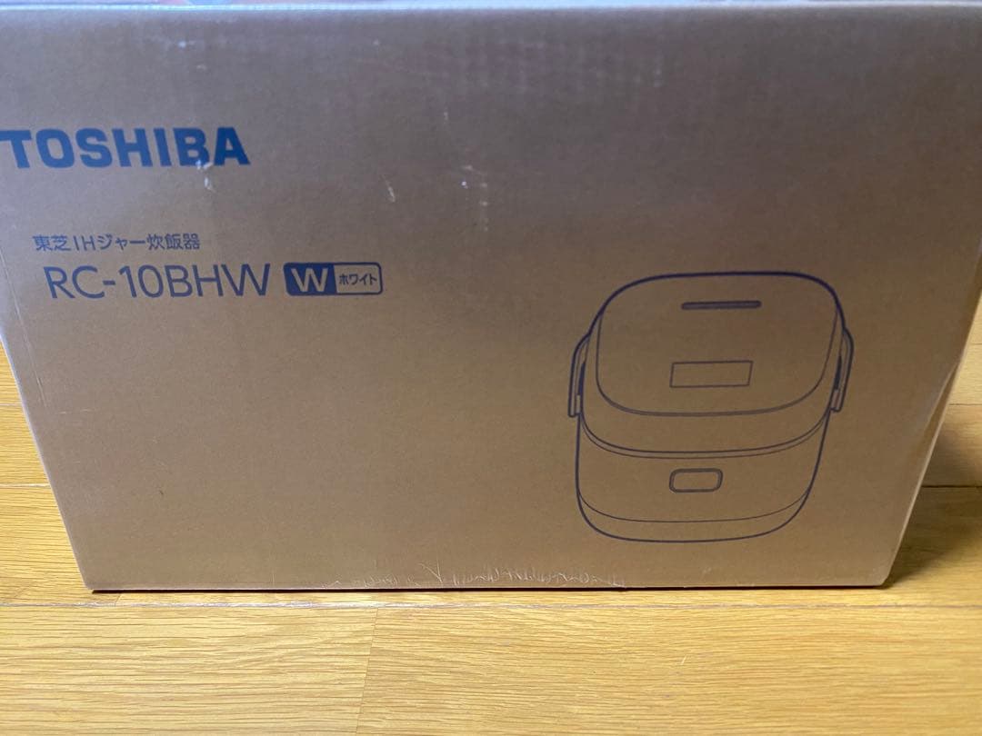 TOSHIBA IHジャー炊飯器 RC-10BHW ホワイト　2025年製