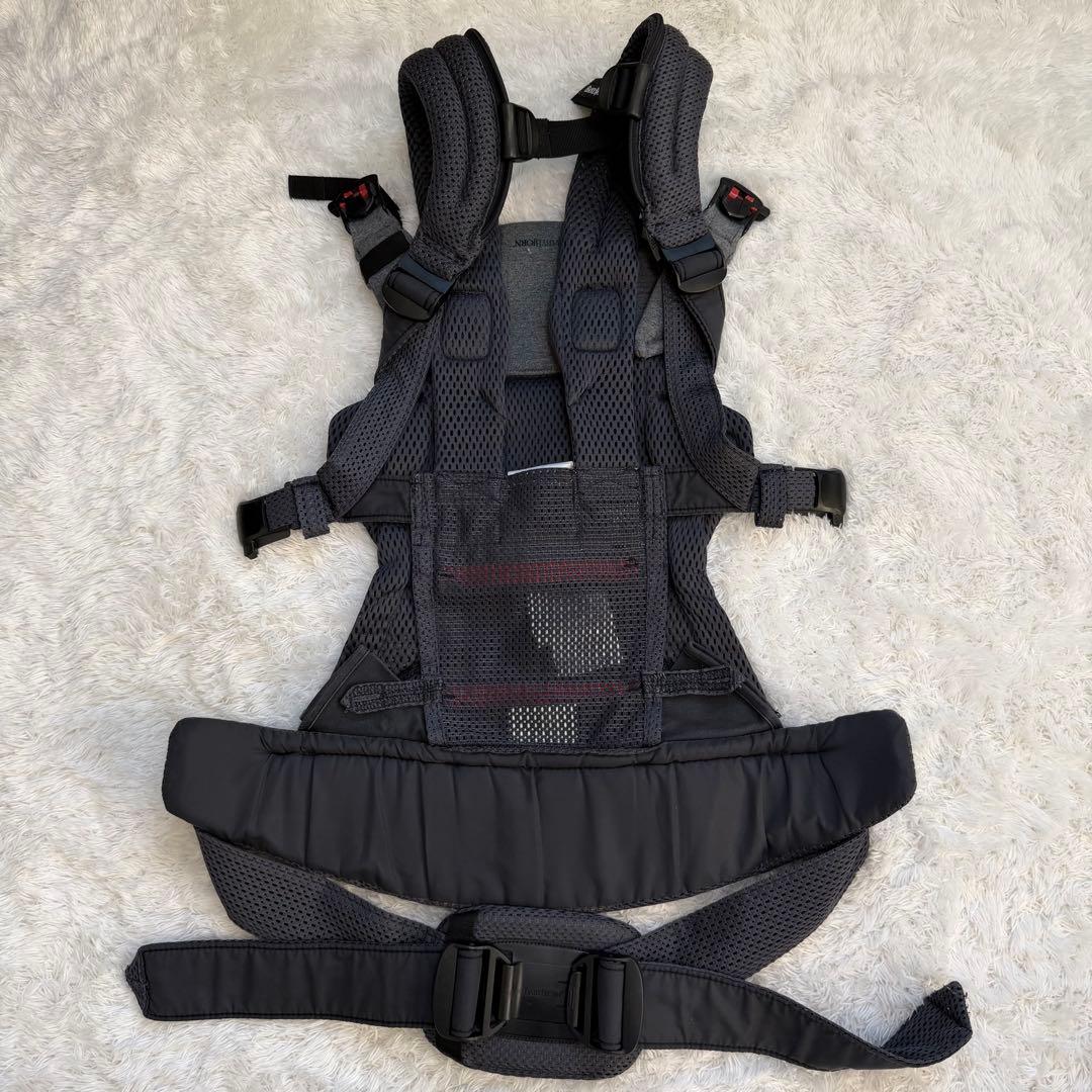 にこにこまんベビービョルン ハーモニー 抱っこ紐 メッシュ アンスラサイト