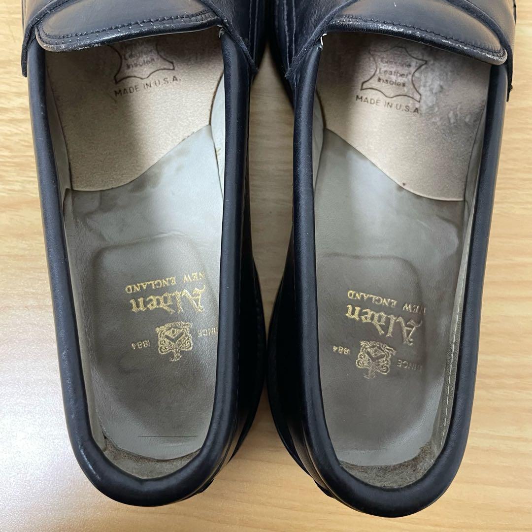 オールデン　ローファー　6725 レザー　ブラック　7