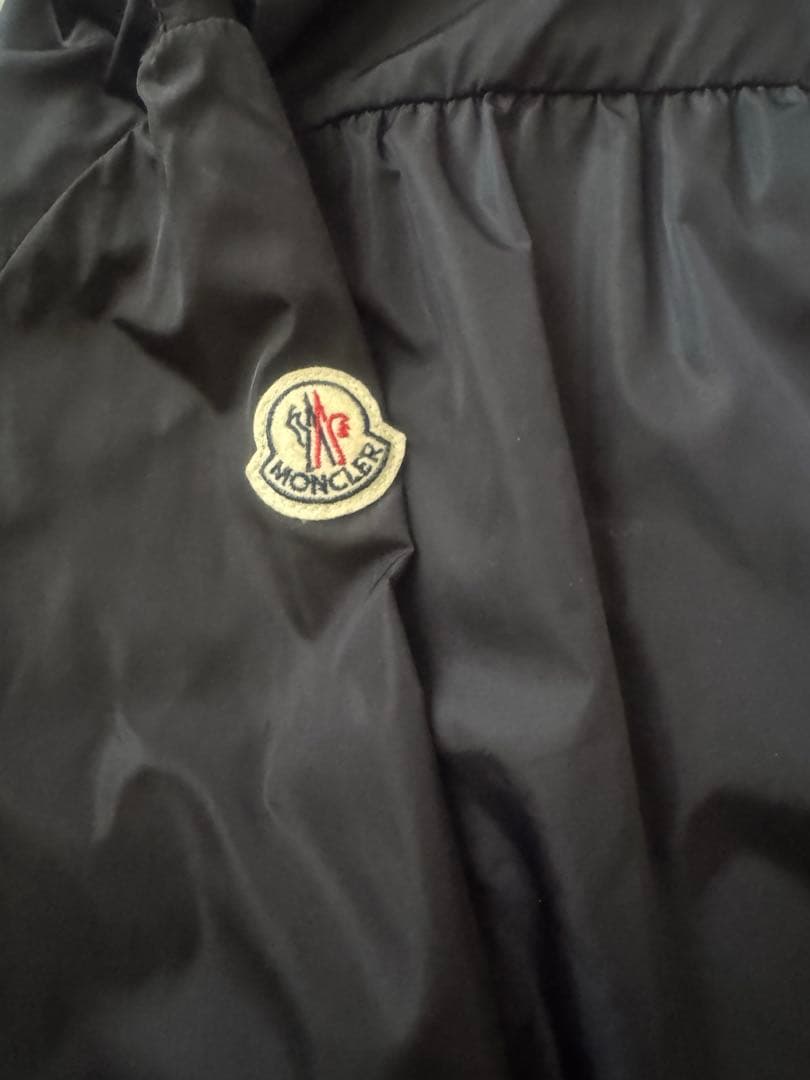 美品モンクレール⭐︎12A152㎝ネイビーナイロンブルゾン