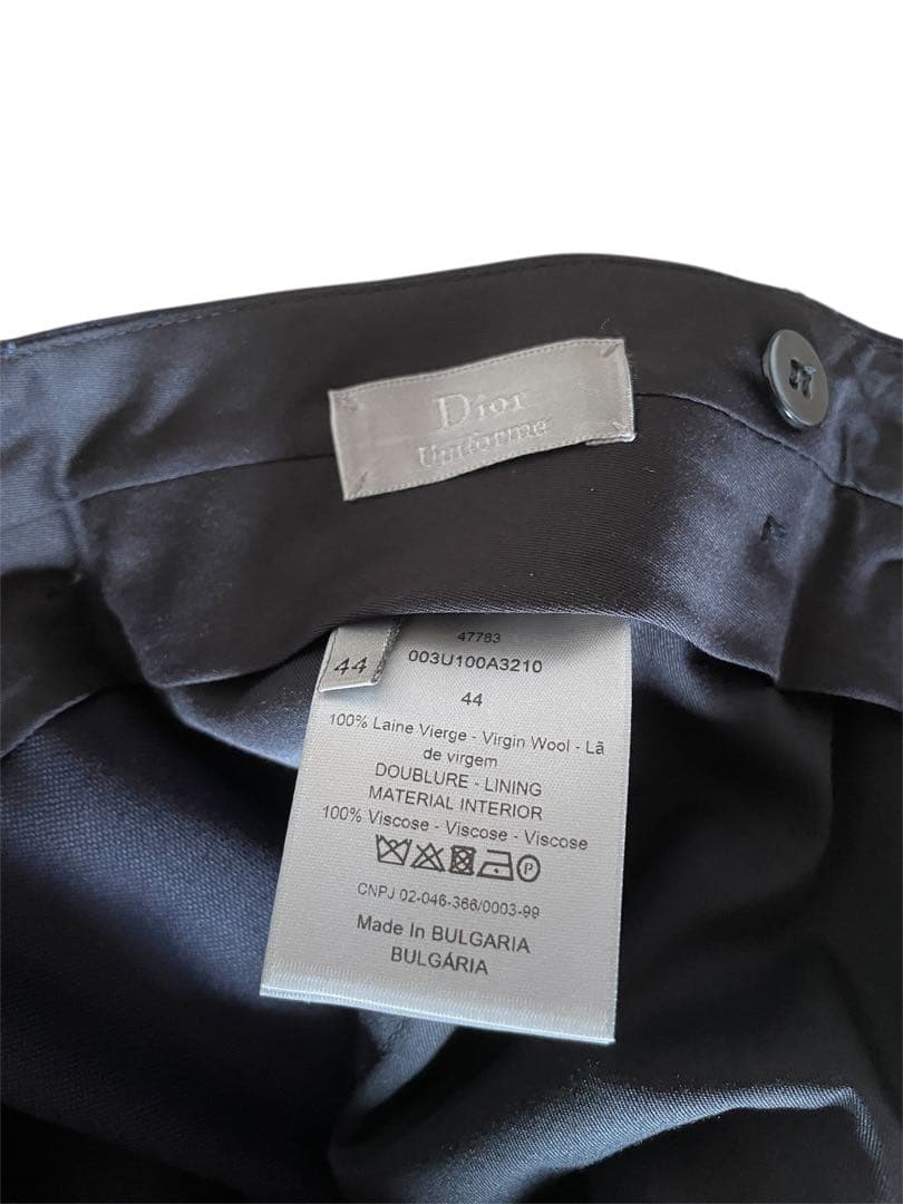 限定セール　未使用品　DIOR HOMME uniformスラックス　44サイズ