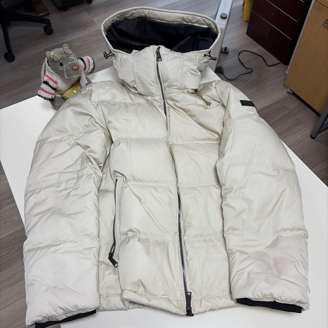 クレストブリッジチェックコンビダウン ジャケット　LL　中古