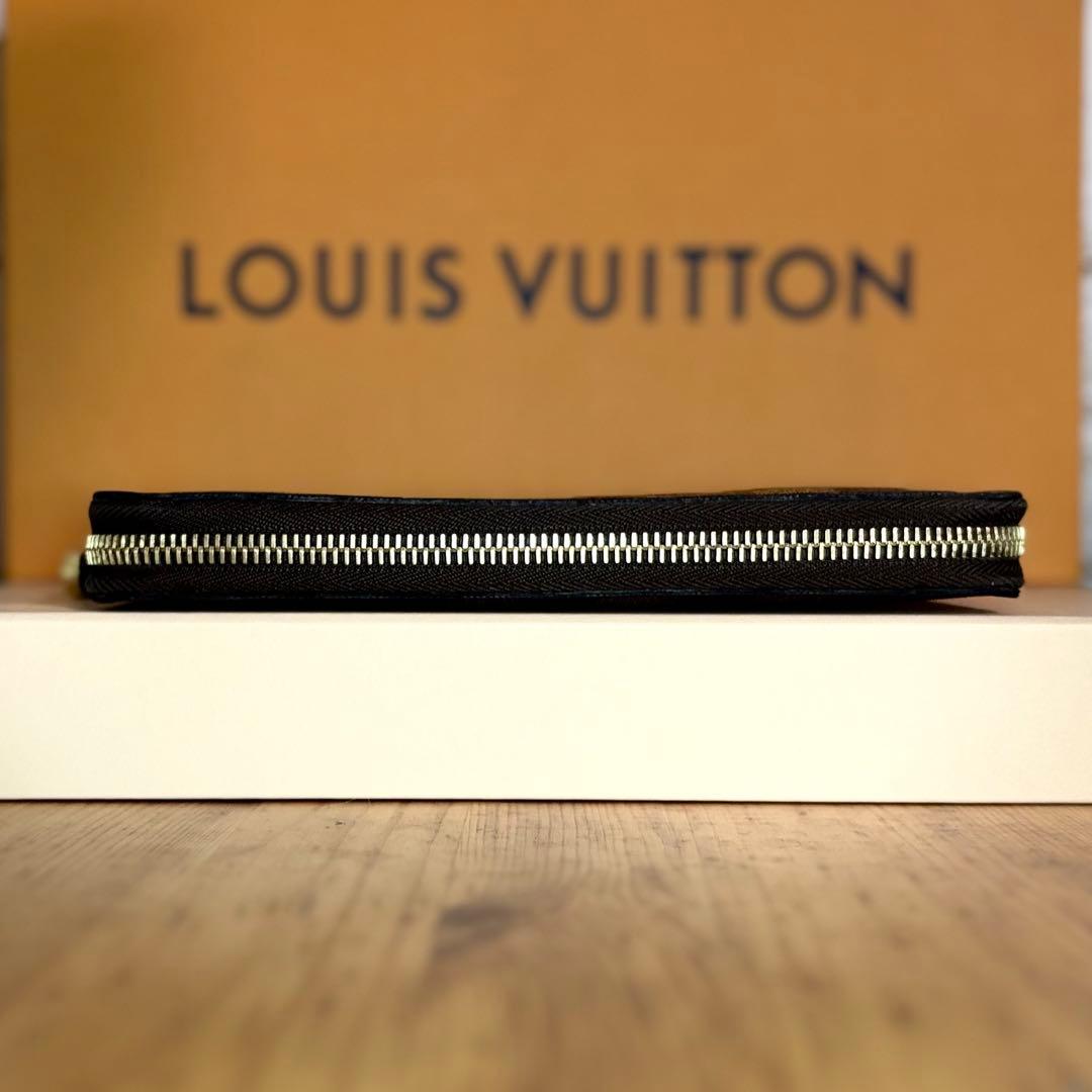 ルイヴィトン　ダミエ　エベヌ　ジッピーウォレット　N60015