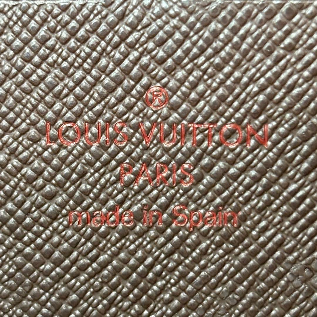 ルイヴィトン　ダミエ　エベヌ　ジッピーウォレット　N60015