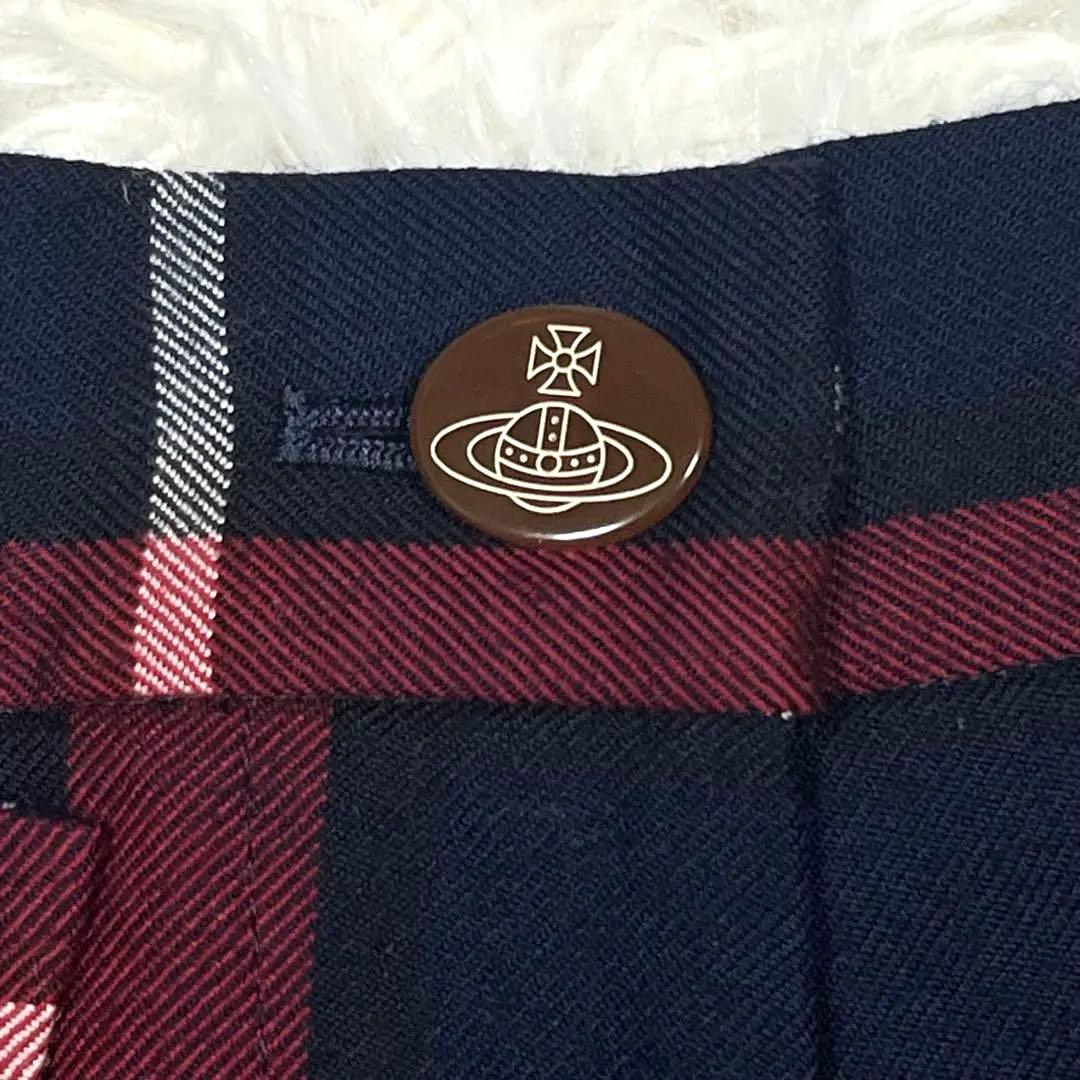 Vivienne Westwood チェック柄ショートパンツ レッド サイズ2