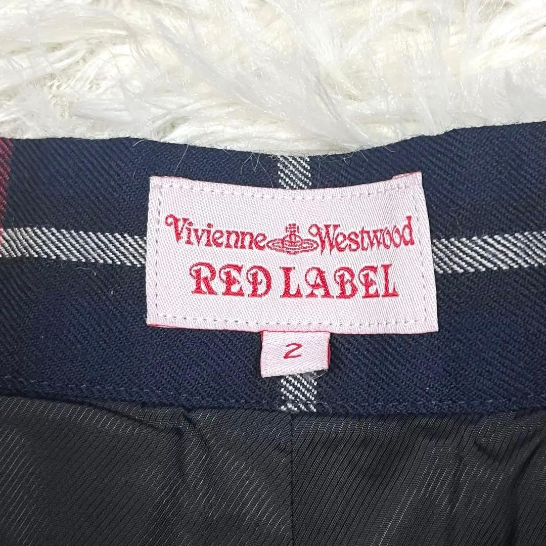 Vivienne Westwood チェック柄ショートパンツ レッド サイズ2
