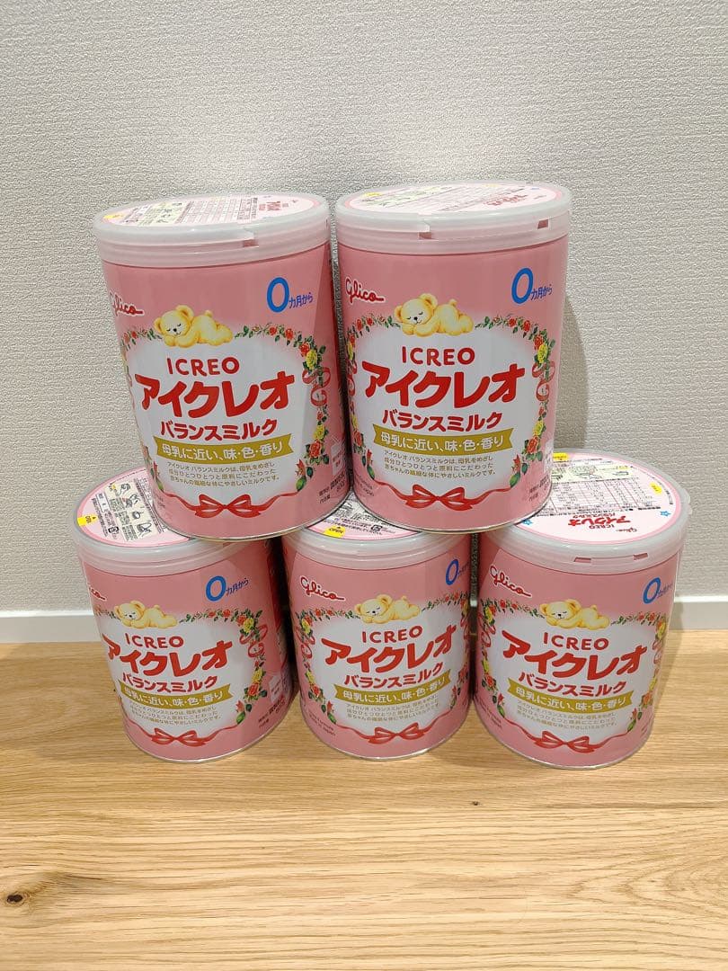 ICREO アイクレオ バランスミルク 800g✖️5缶セット