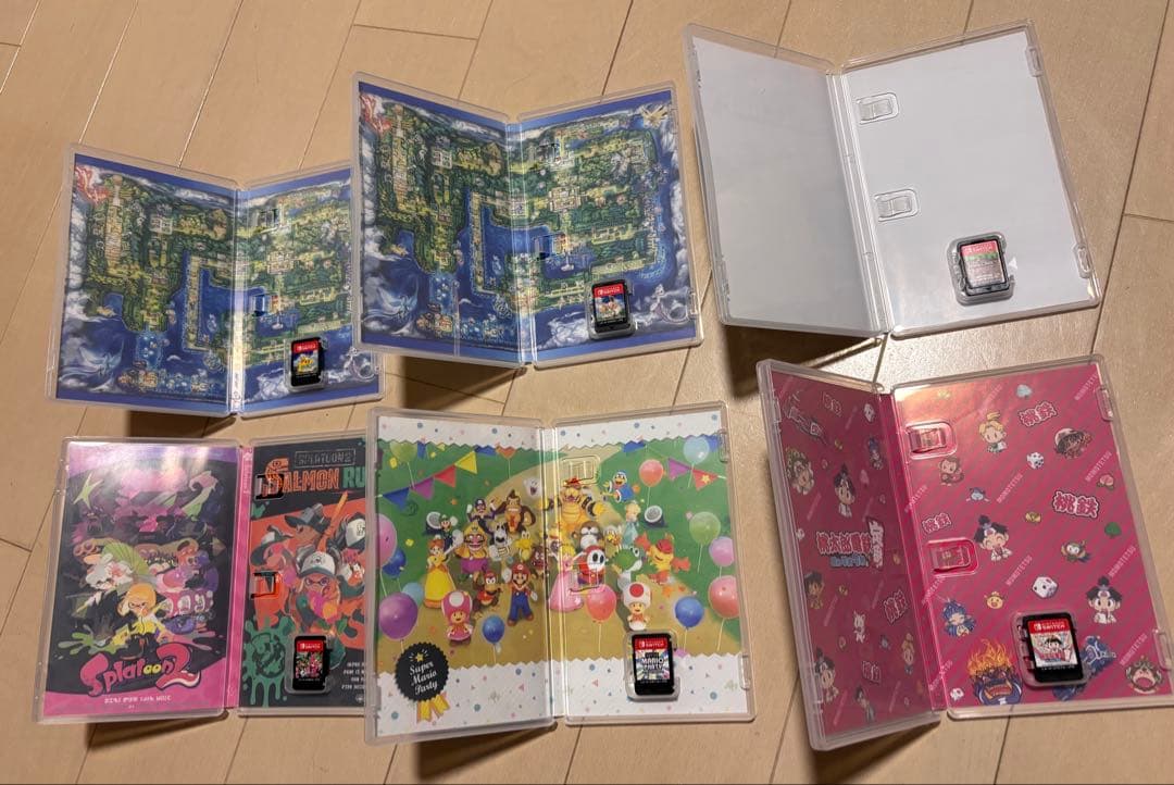 Switchソフト5本セット＋ケース＋モンスターボール捕獲機　【大幅値下げ】