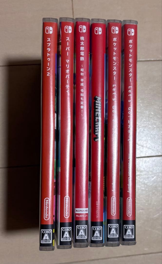 Switchソフト5本セット＋ケース＋モンスターボール捕獲機　【大幅値下げ】