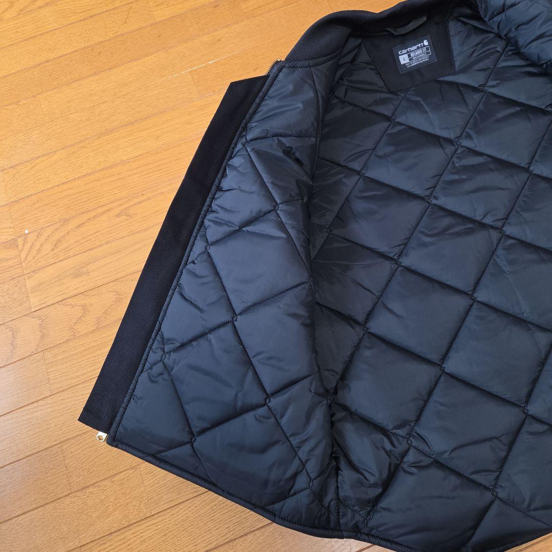 Carhartt ブラック ダウンベスト L