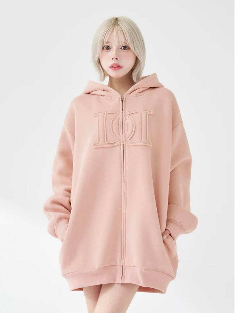 新品・未開封♡Darich♡アップリケDDロゴパーカー　PNK