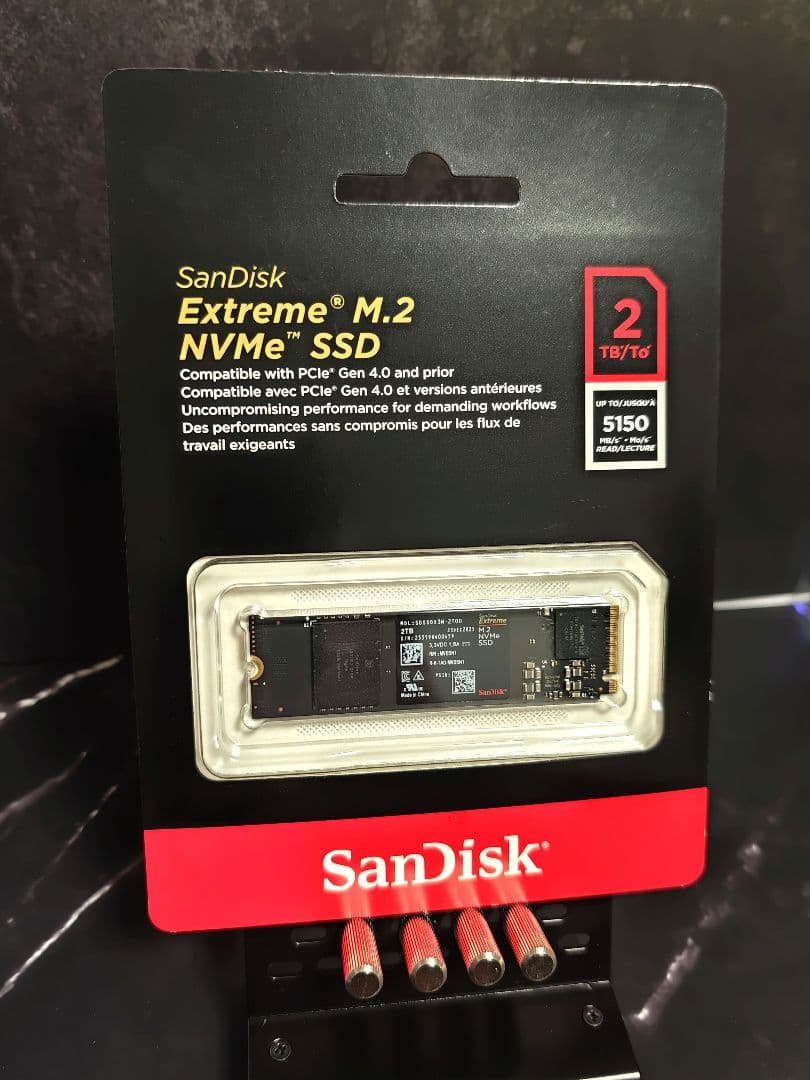 【新品未開封】Sandisk Extreme NVMe Gen4 SSD 2TB