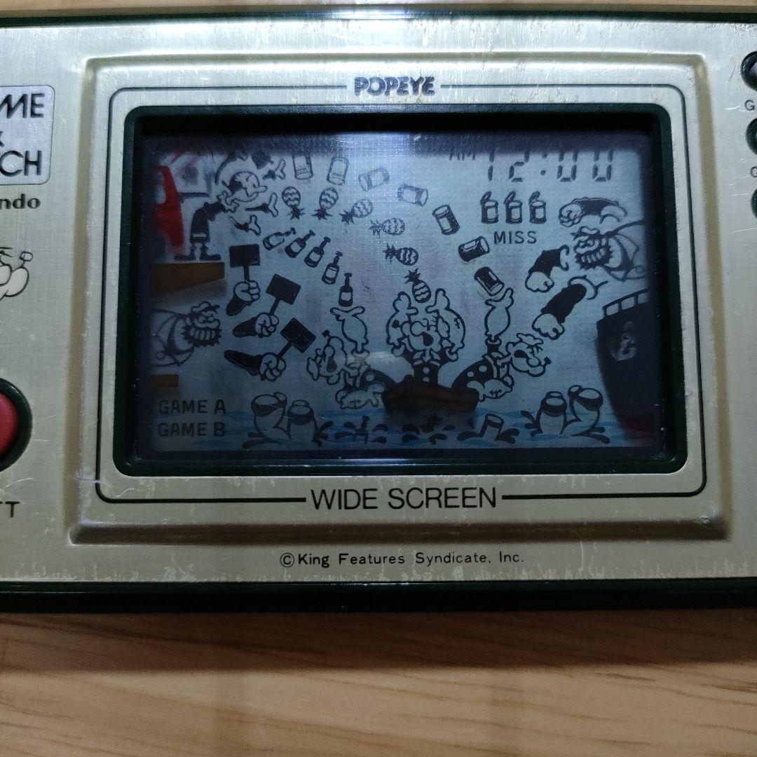 ゲーム&ウォッチ ポパイ　任天堂ニンテンドーNintendo　メンテナンス済み
