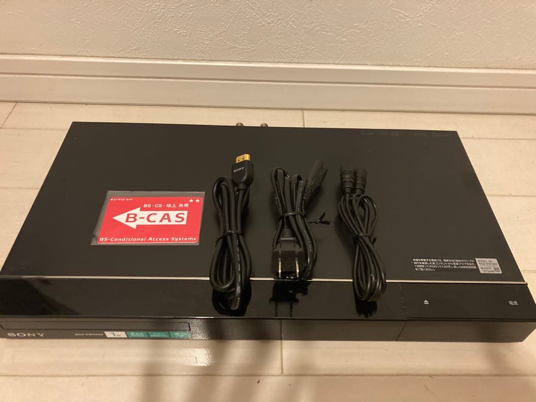 【美品】SONY ブルーレイレコーダー BDZ-EW1200　1TB