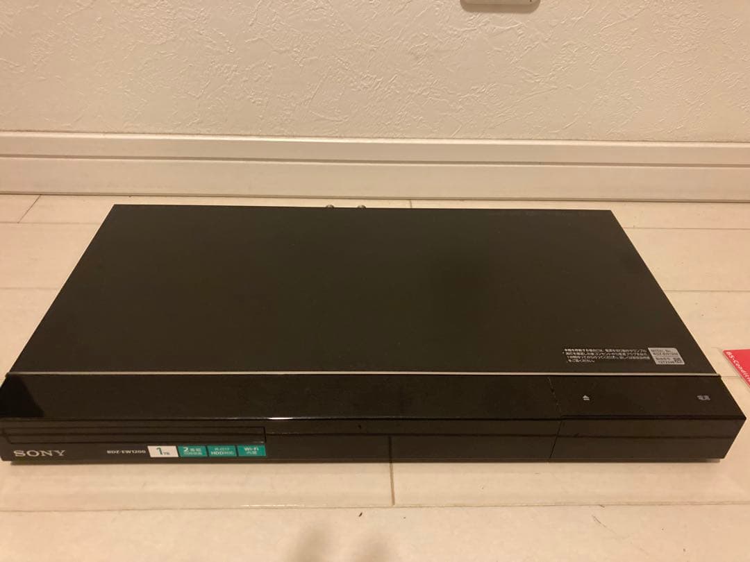 【美品】SONY ブルーレイレコーダー BDZ-EW1200　1TB