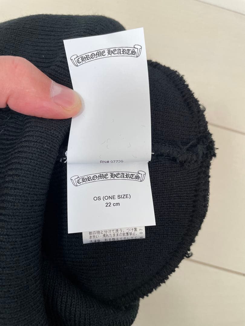 クロムハーツ ニット帽 ビーニー 正規品 新作