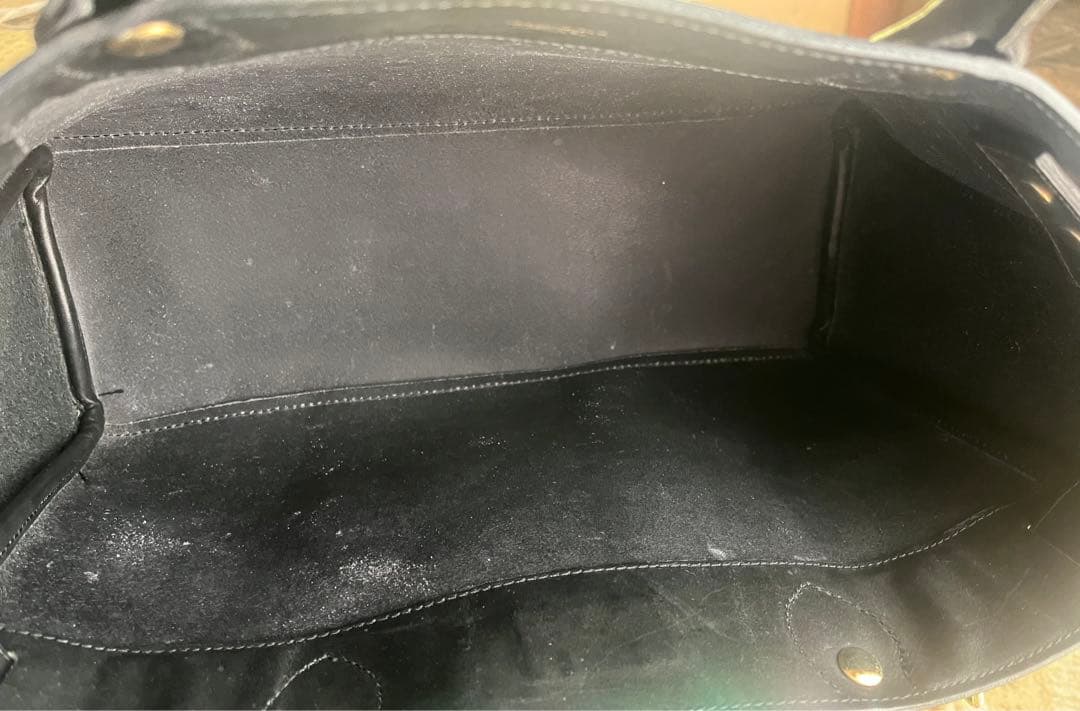 Deuxieme Classe レザーハンドバッグ