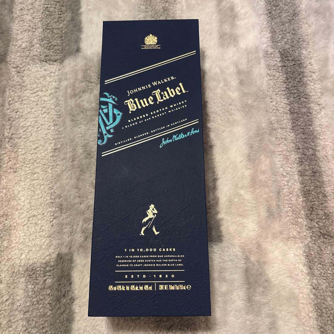 ジョニーウォーカー ブルーラベル ウイスキー ブレンデッド スコッチ 箱付き …