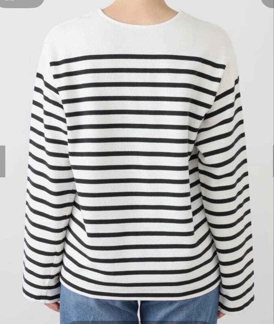 L'Appartement グッドグリーフ　スプリットネックボーダートップ