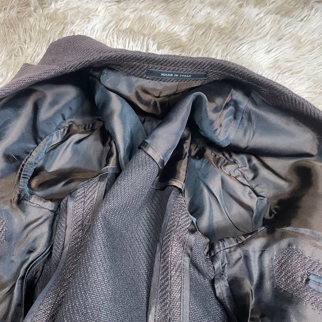 美品 タリアトーレ ブリッラ別注 テーラードジャケット メンズ リネン混