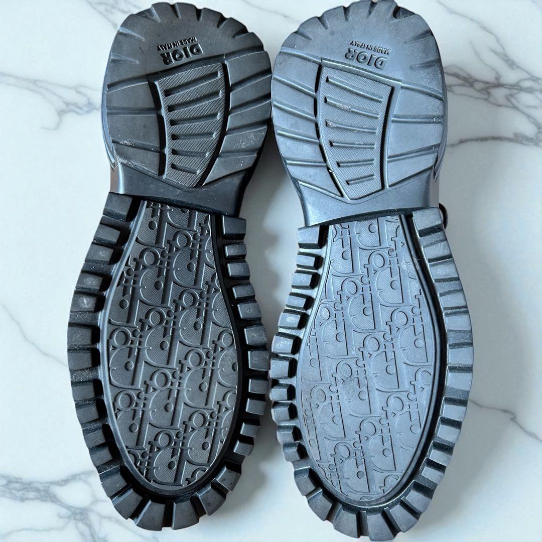 DIOR Combat ダービーシューズ ポリッシュド カーフスキン　サイズ43