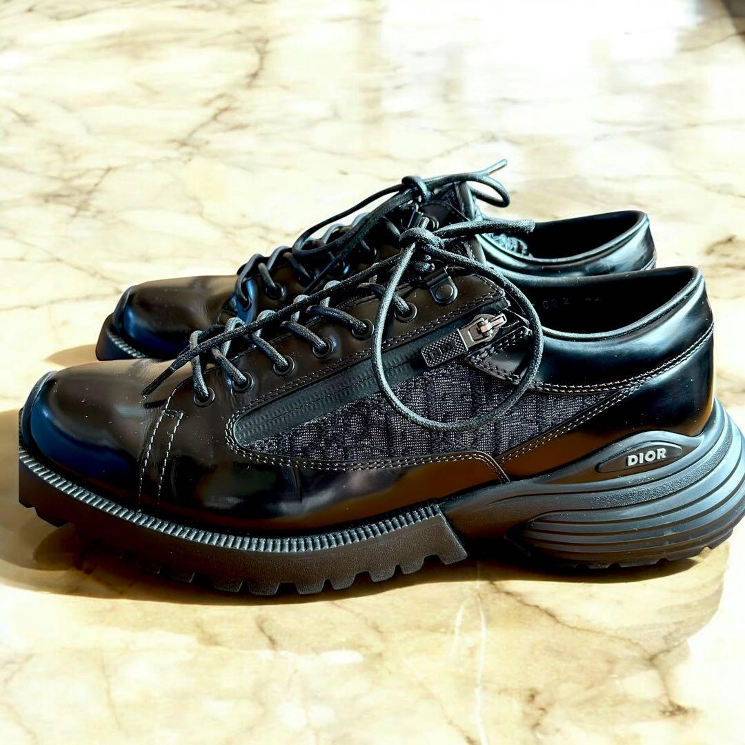 DIOR Combat ダービーシューズ ポリッシュド カーフスキン　サイズ43
