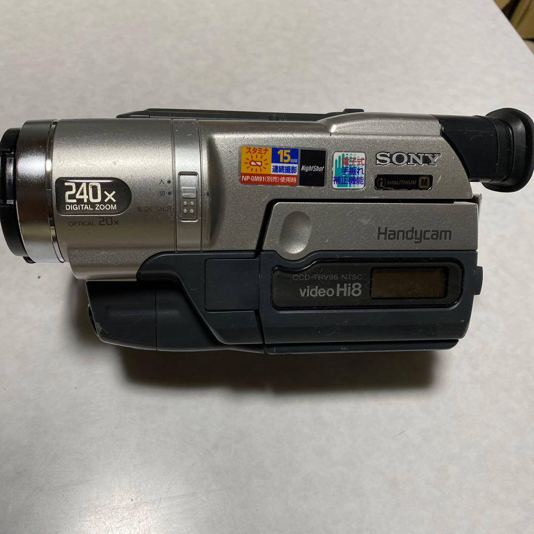 訳あり品SONY VideoHi8Handycam CCD-TRV96 ③