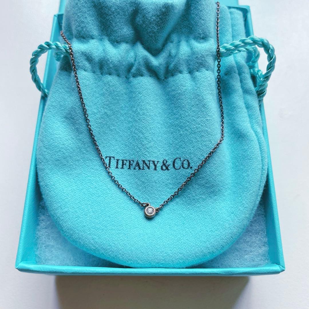 ★新品未使用★ティファニー バイザヤード ダイヤ Ag950 ネックレス