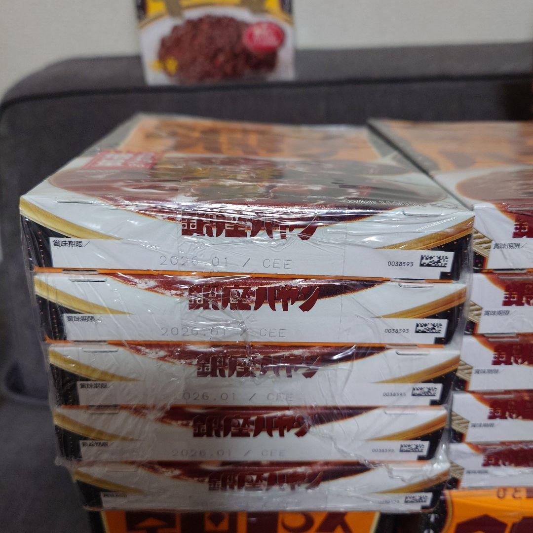 【お米付き！】　銀座カリー・銀座ハヤシ　食料品詰め合わせセット　計85箱セット