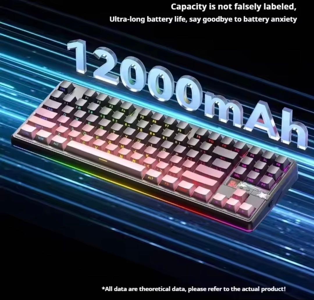 Aula F87 Pro V2 メカニカルキーボード 12000mAh 8KHz
