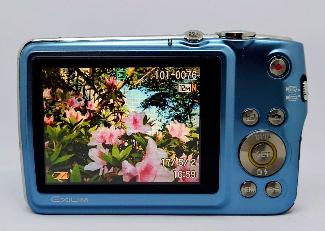 CASIO EXILIM HS EX-FS10 ブルー ハイスピード撮影対応