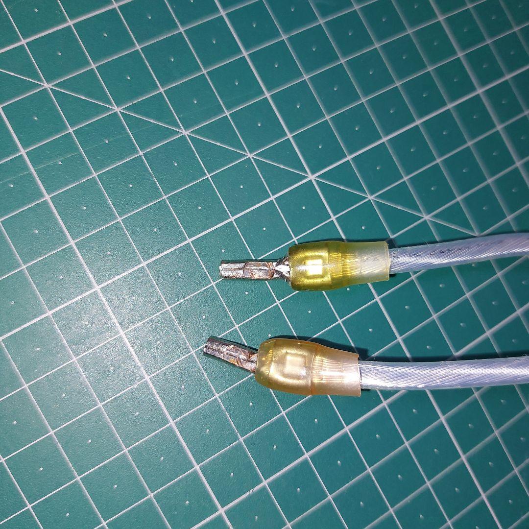 アコースティックハーモニー HQP-8zs高純度銀コート電源ケーブル約1m×2本