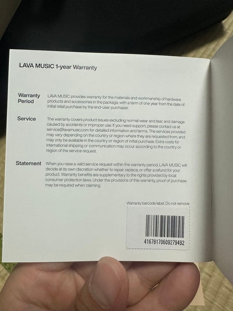 LAVA Music BLUE LAVAORIGINALアコースティックギター