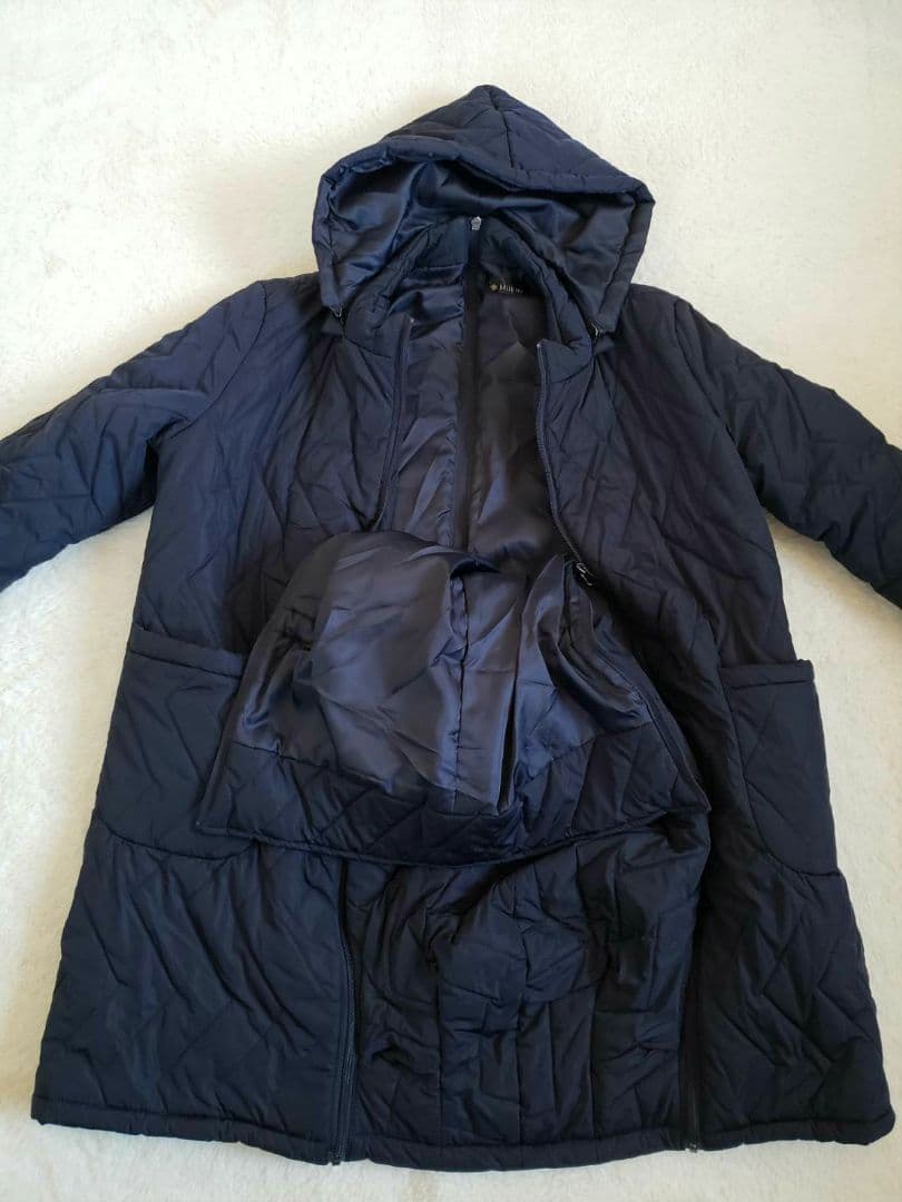 Milk tea　ママコート　キルティング　マタニティ　ダッカー　抱っこ　おんぶ