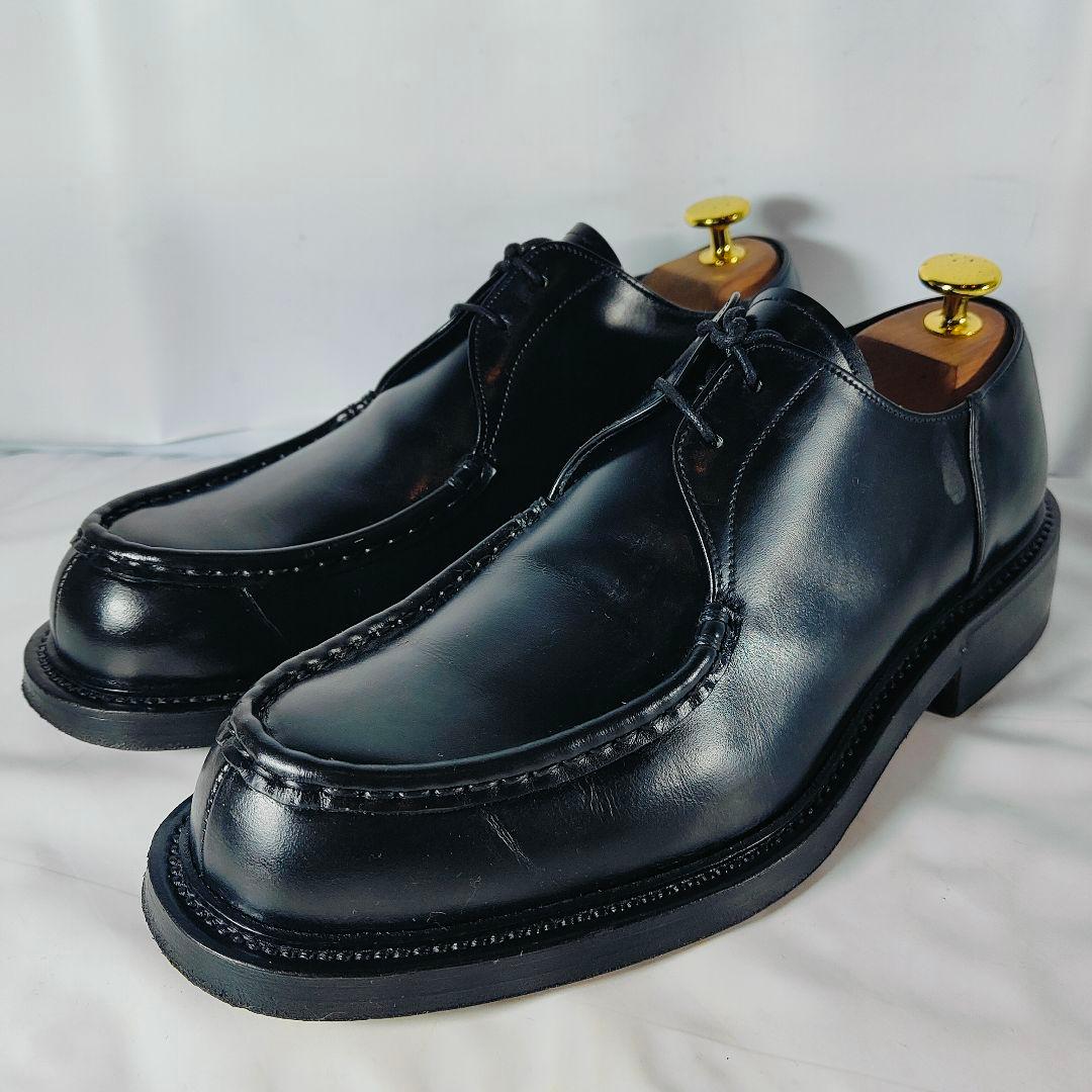 【極艶美品】PREMIATA イタリア製 ブラックラピド製法　高級黒艶本革 革靴