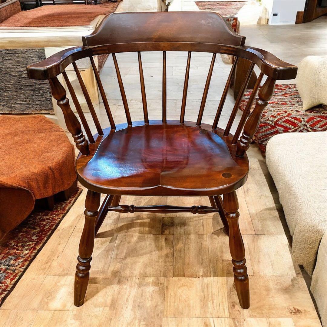 松本民芸家具　キャプテンチェア　アームチェア　ダイニングチェア　椅子