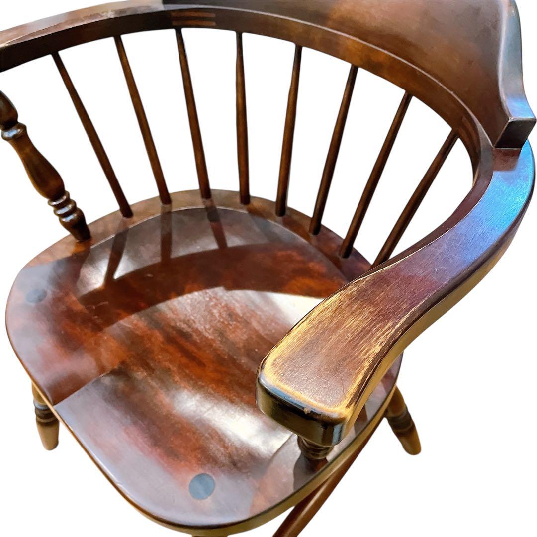 松本民芸家具　キャプテンチェア　アームチェア　ダイニングチェア　椅子