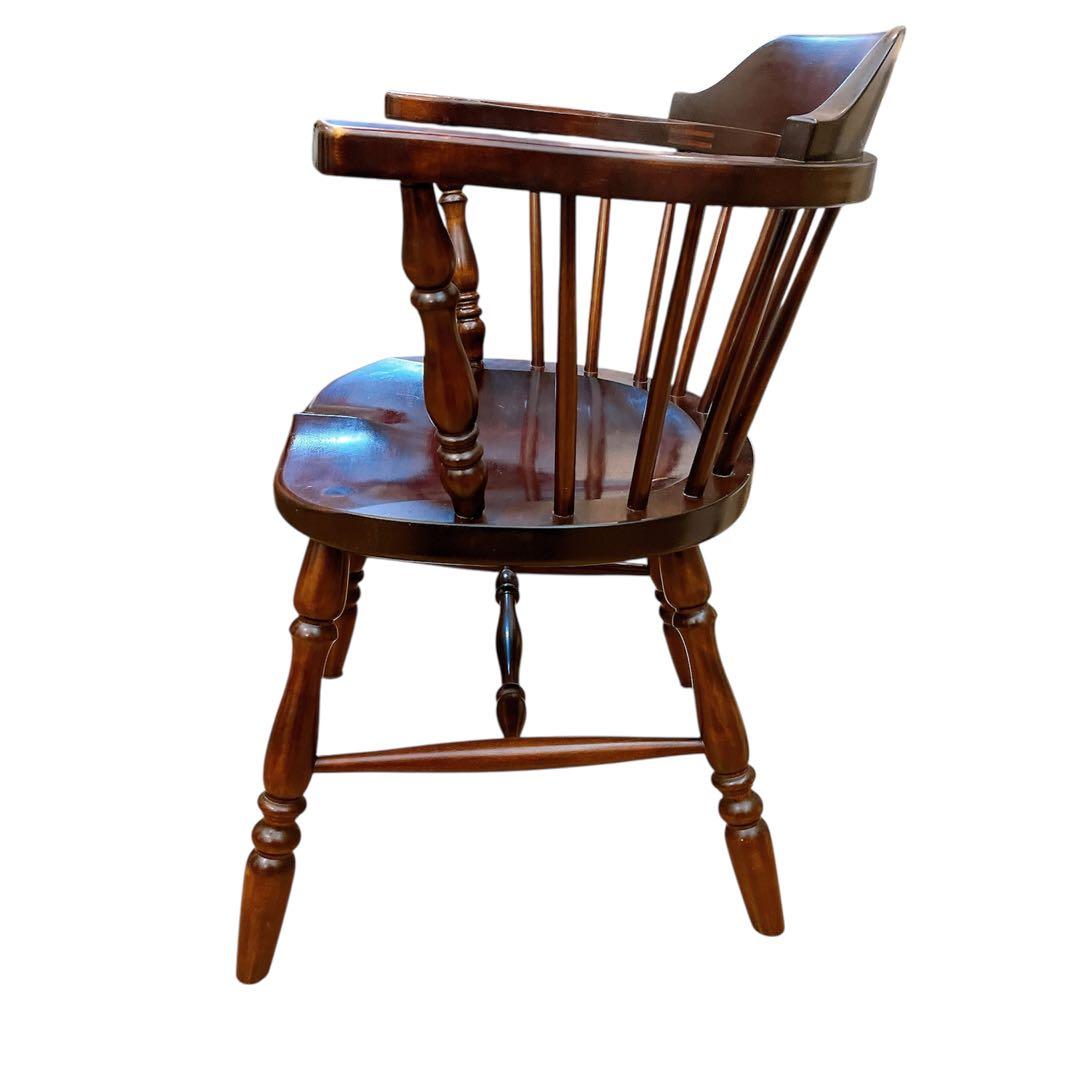 松本民芸家具　キャプテンチェア　アームチェア　ダイニングチェア　椅子