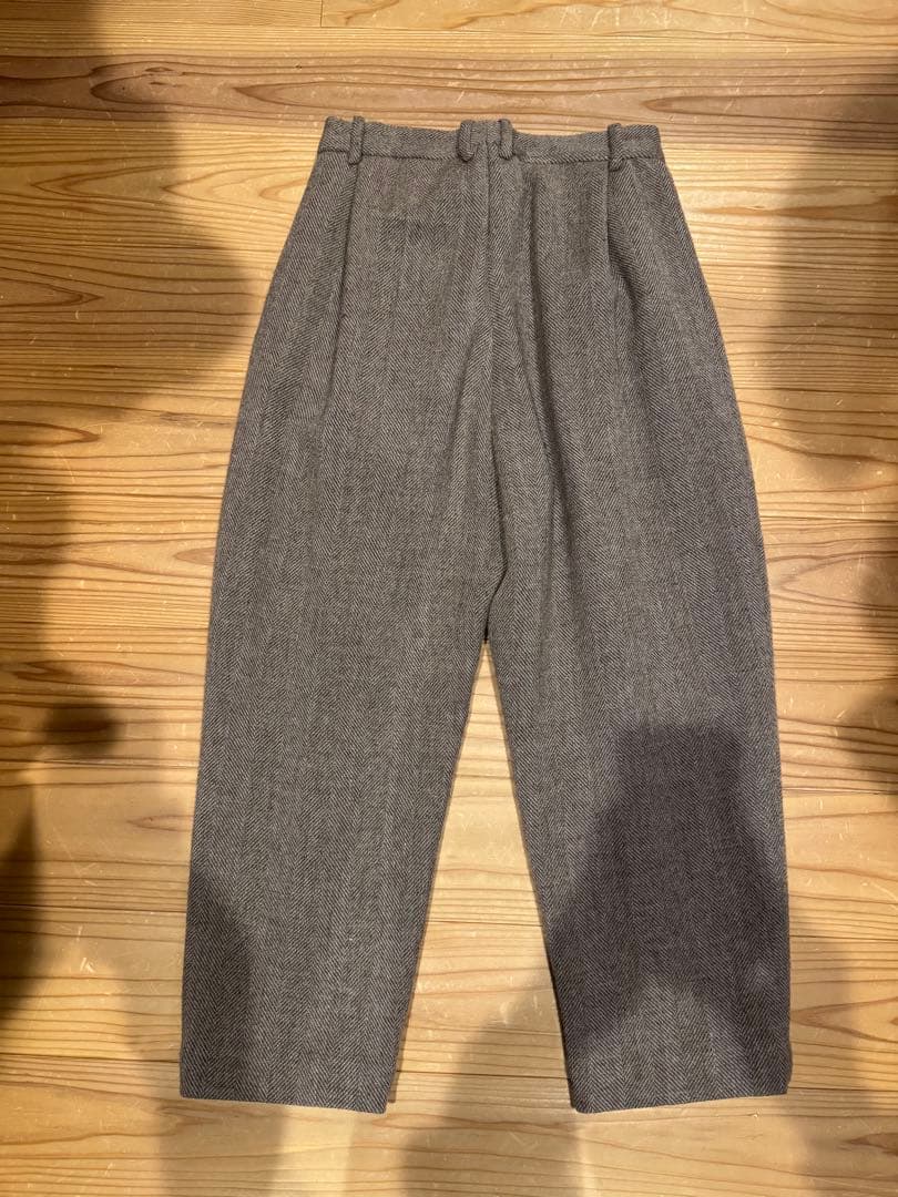 HED MAYNER スラックス　ベージュヘリンボーン