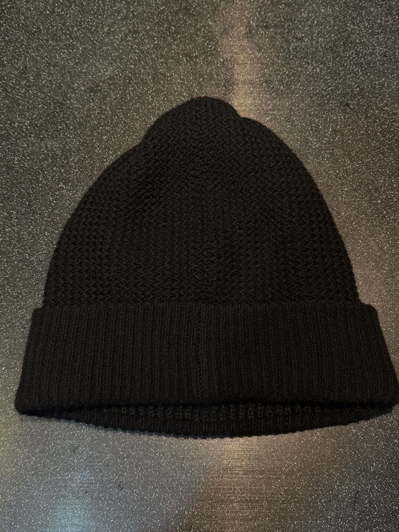6日迄最終セール　CHANEL スパンコール カシミア ビーニー ニット帽