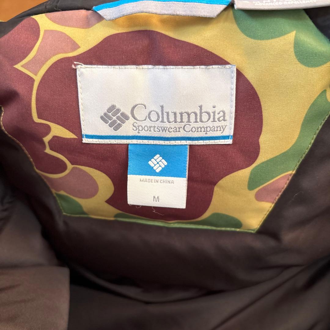 Columbia カモフラージュ ダウンジャケット Mサイズ