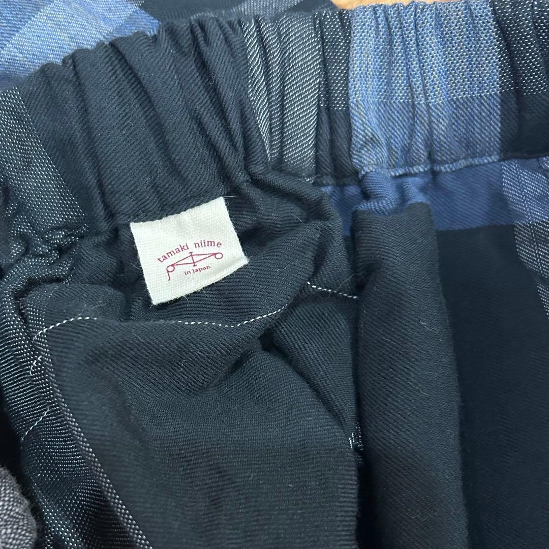 tamaki niime タマキニイメ luzu pants ブラックメイン