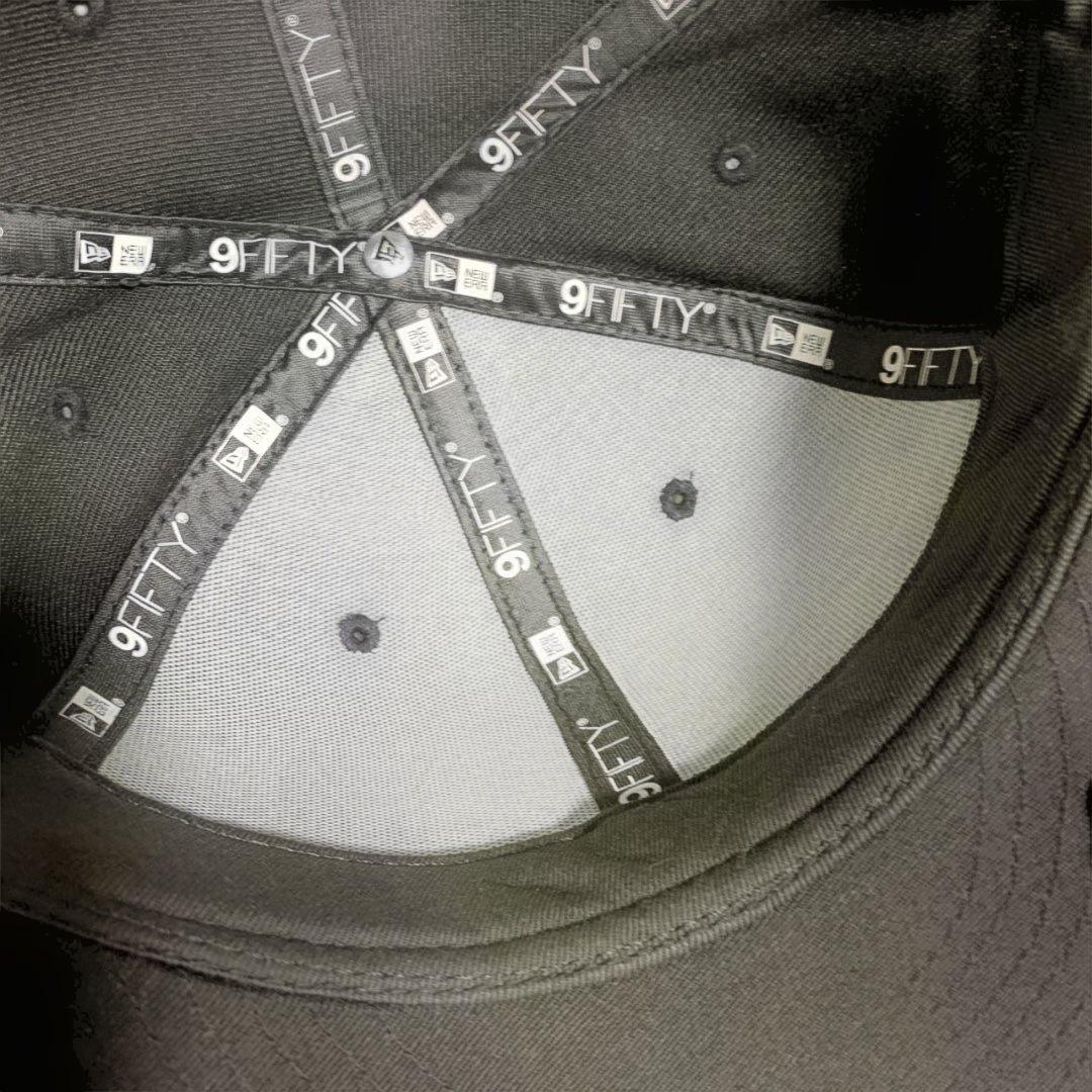 New Era ニューエラ 虎刺繍キャップ 虎文字 黒 阪神タイガース