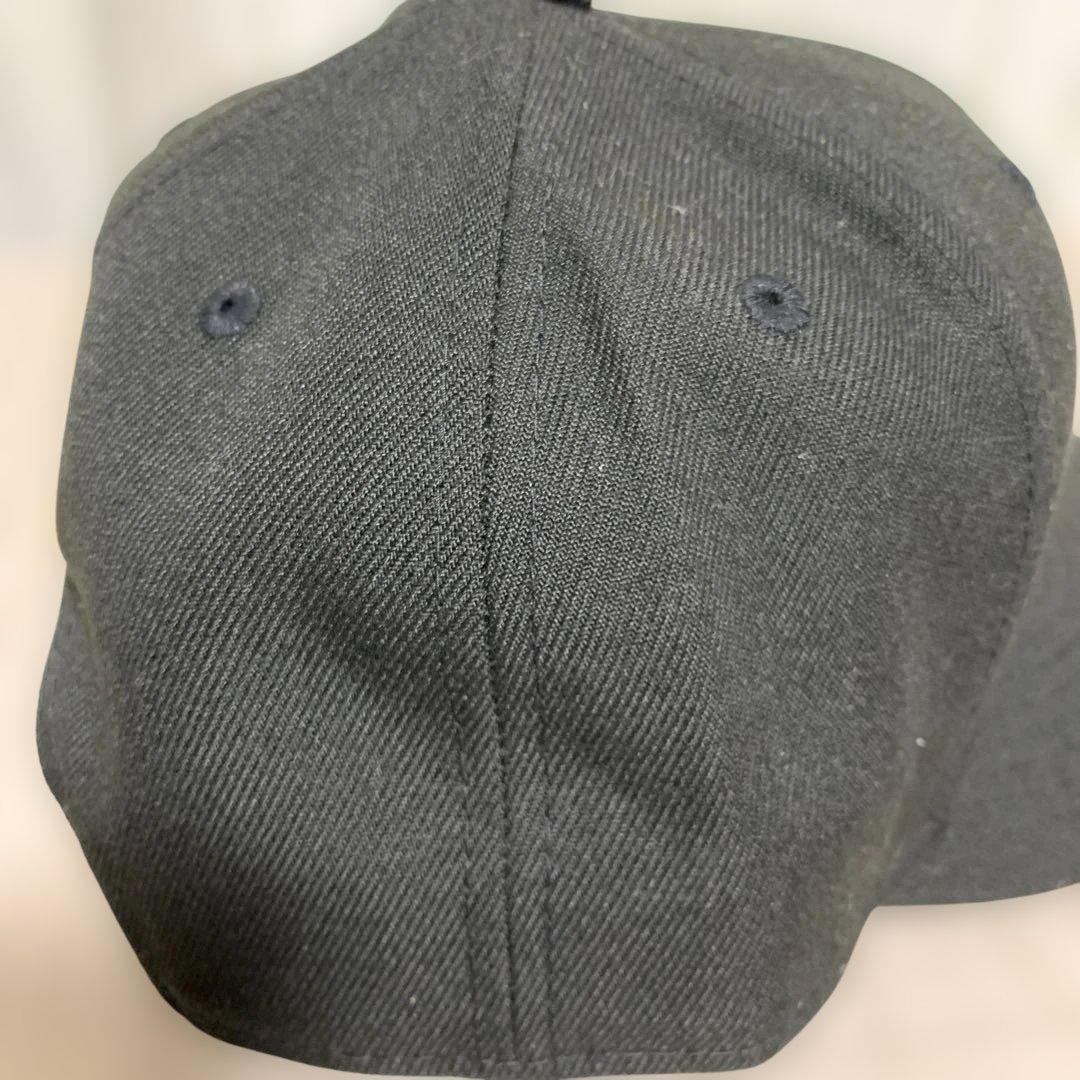 New Era ニューエラ 虎刺繍キャップ 虎文字 黒 阪神タイガース